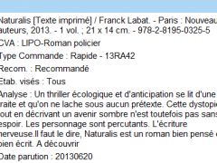 À la bibliothèque aussi